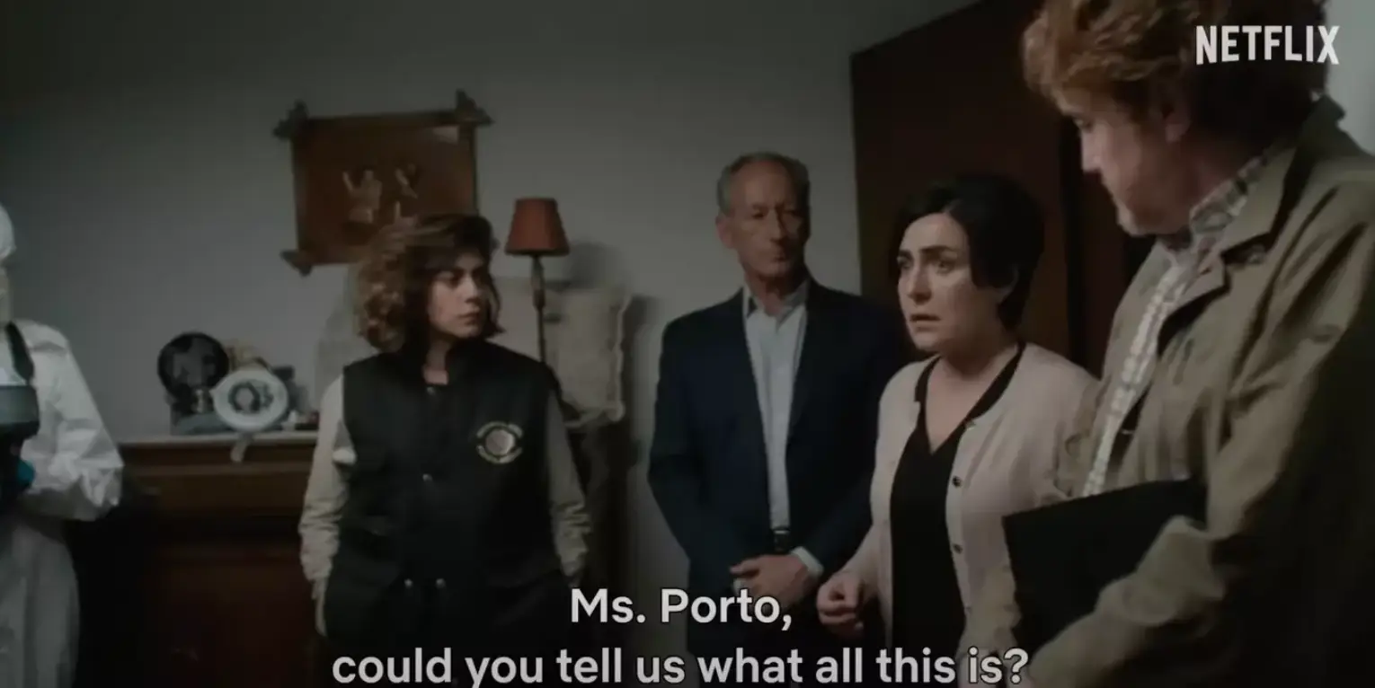 The Netflix adaptation of the young girl's murder has left viewers with the same big question. (Netflix)