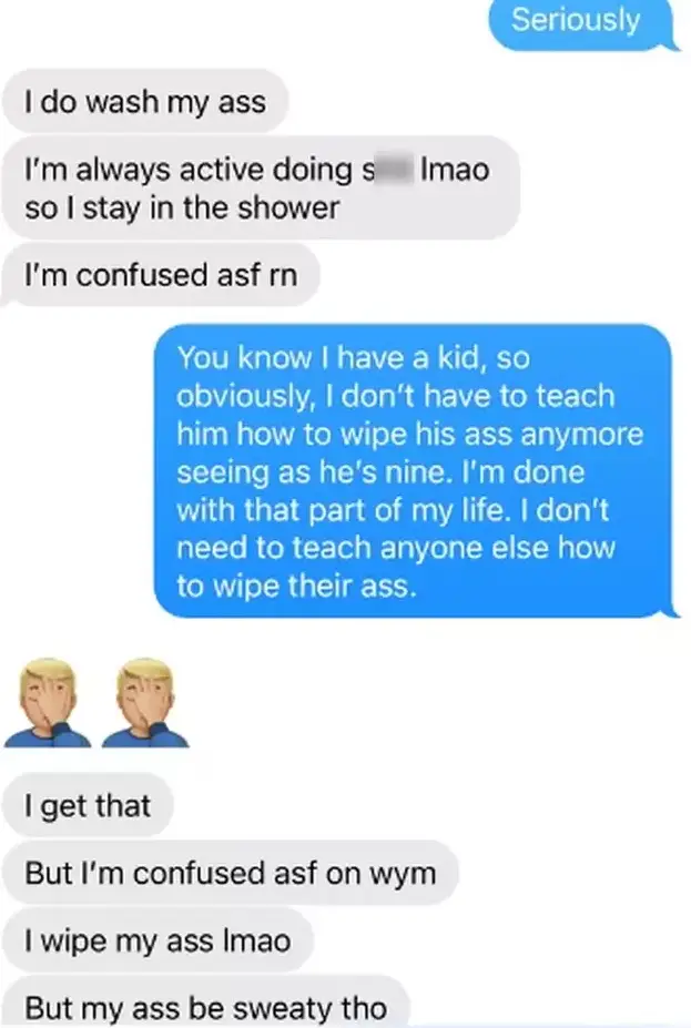 Norris made her feelings clear.