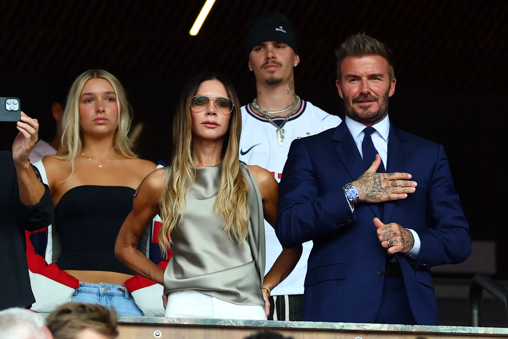 Victoria appeared unphased by the England win (Chris Brunskill/Fantasista/Getty Images)