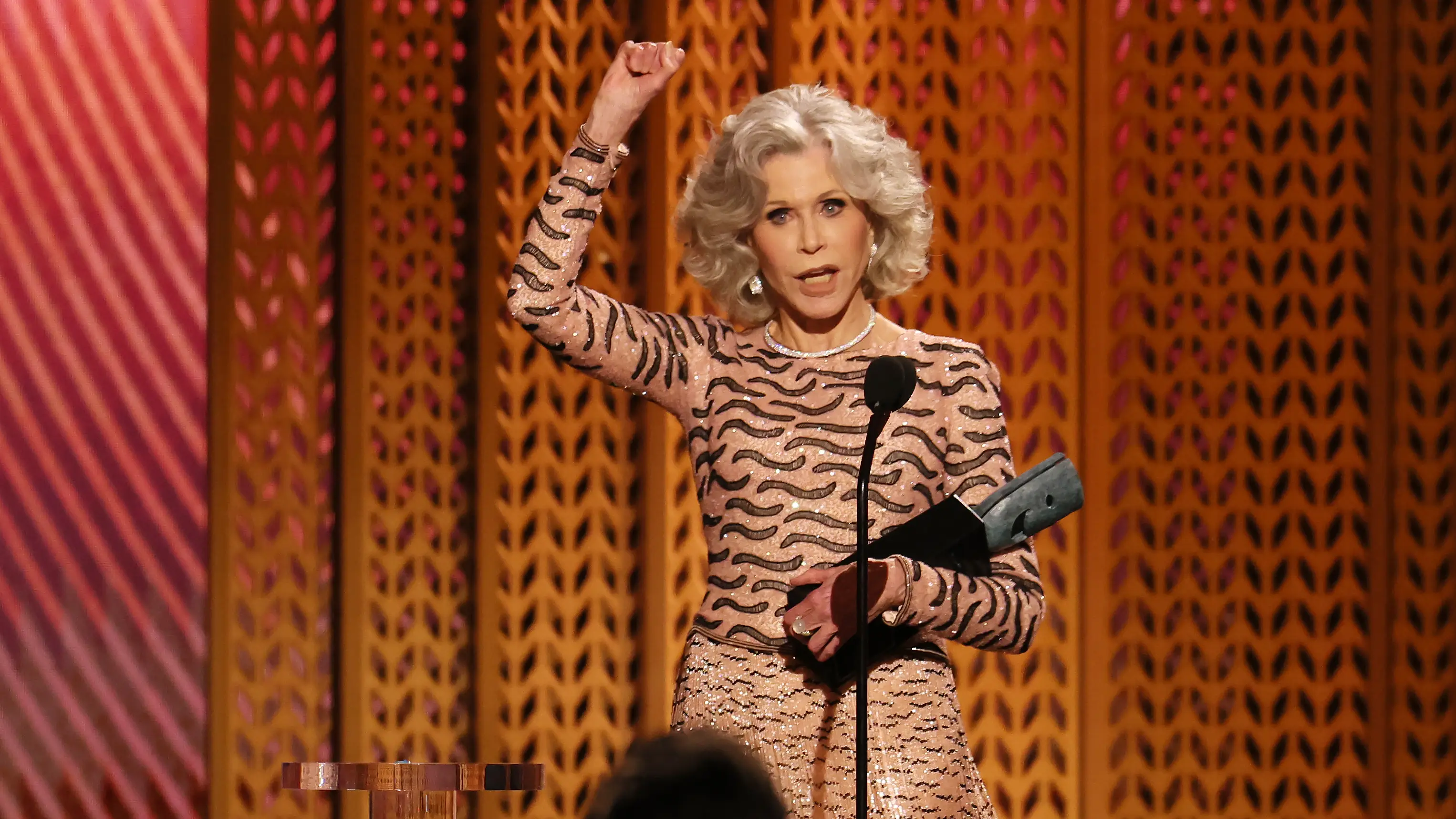 Jane Fonda praised for blunt description of what ‘woke’ actually means at SAG Awards