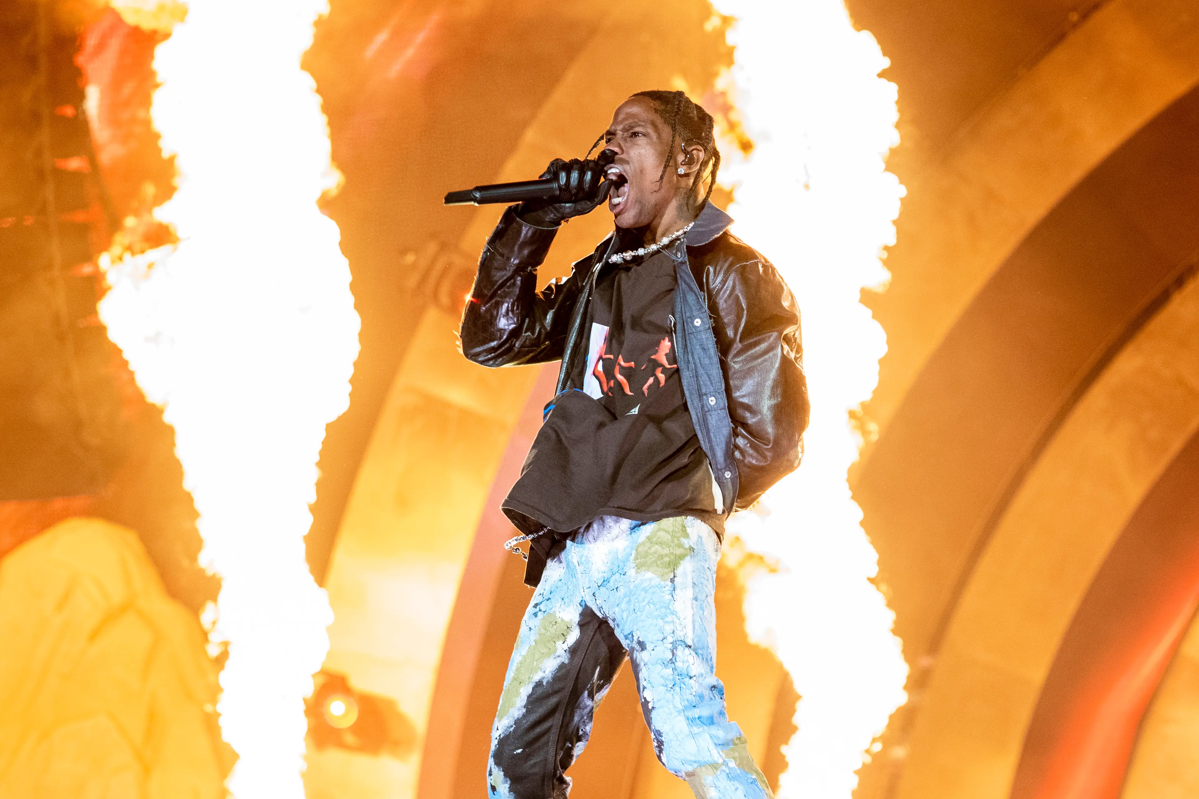 Disturbing texts allegedly sent just moments before the Astroworld disaster have been revealed (Erika Goldring/WireImage/Getty Images)