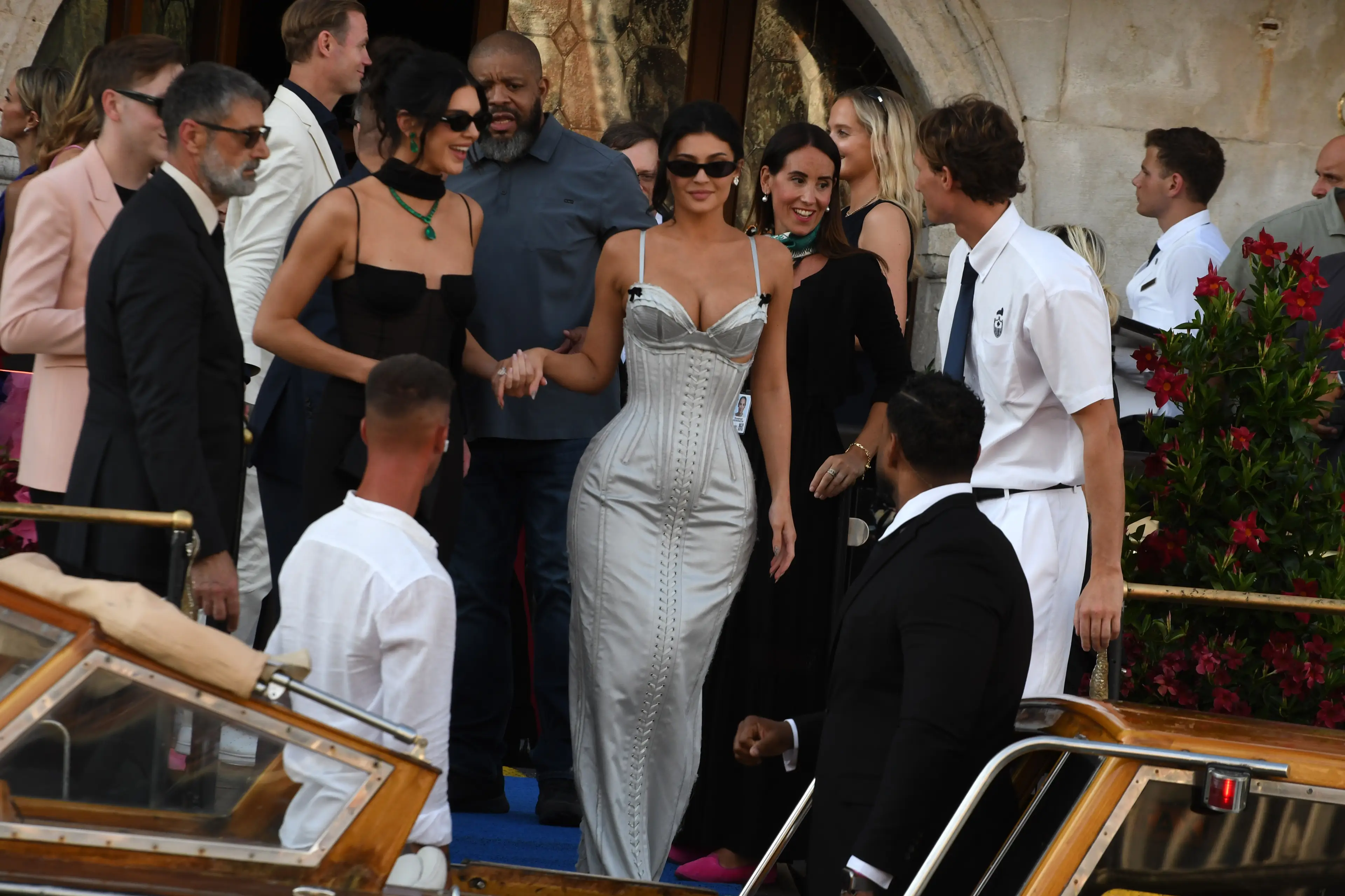 Several Kardashian-Jenners attended the nuptials (Luigi Iorio/GC Images)
