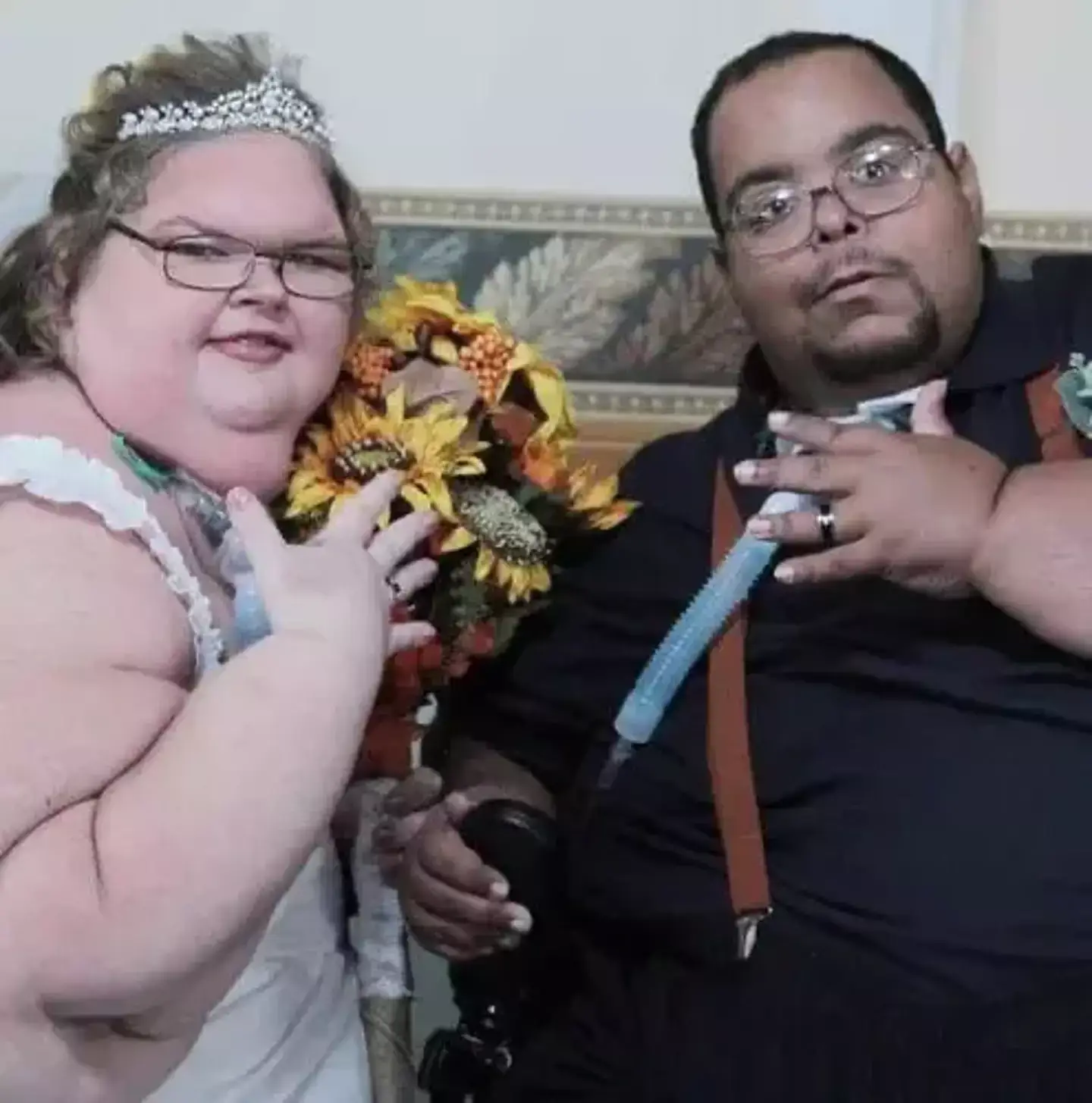 Tammy Slaton and Caleb Willingham tied the knot back in November 2022 after meeting at a weight loss rehabilitation facility (Facebook/Caleb Willingham)