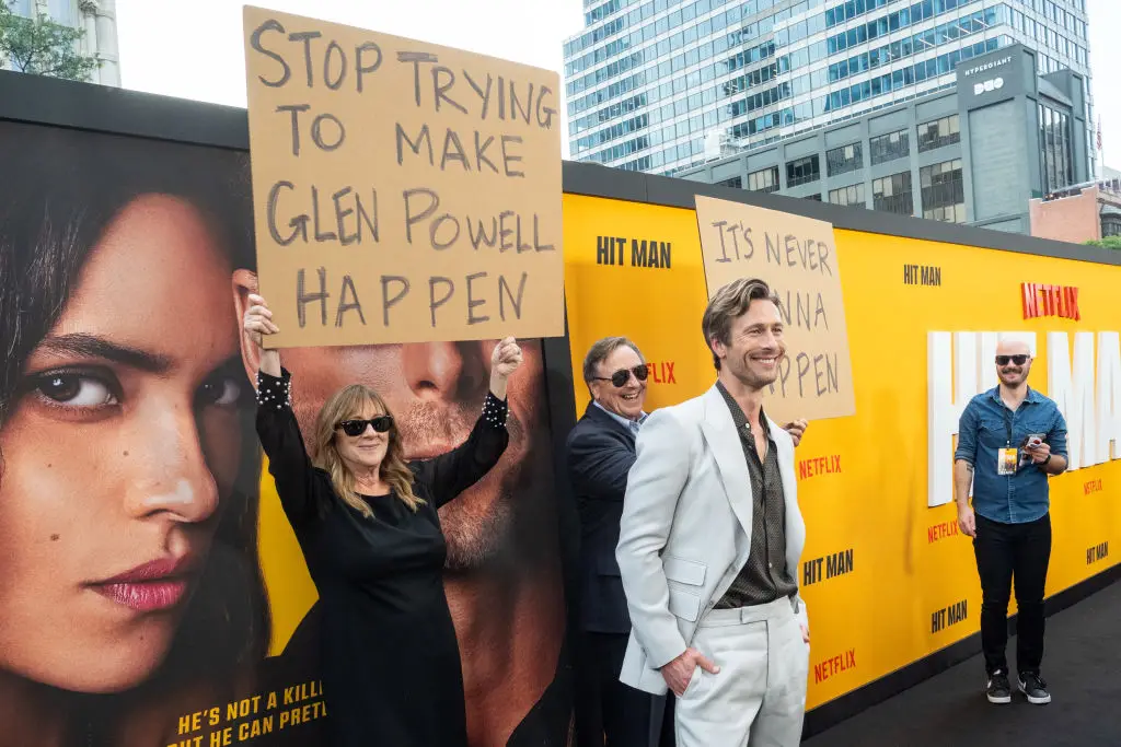 Clearly they all share the same sense of humour. (Chris Saucedo/Variety via Getty Images)