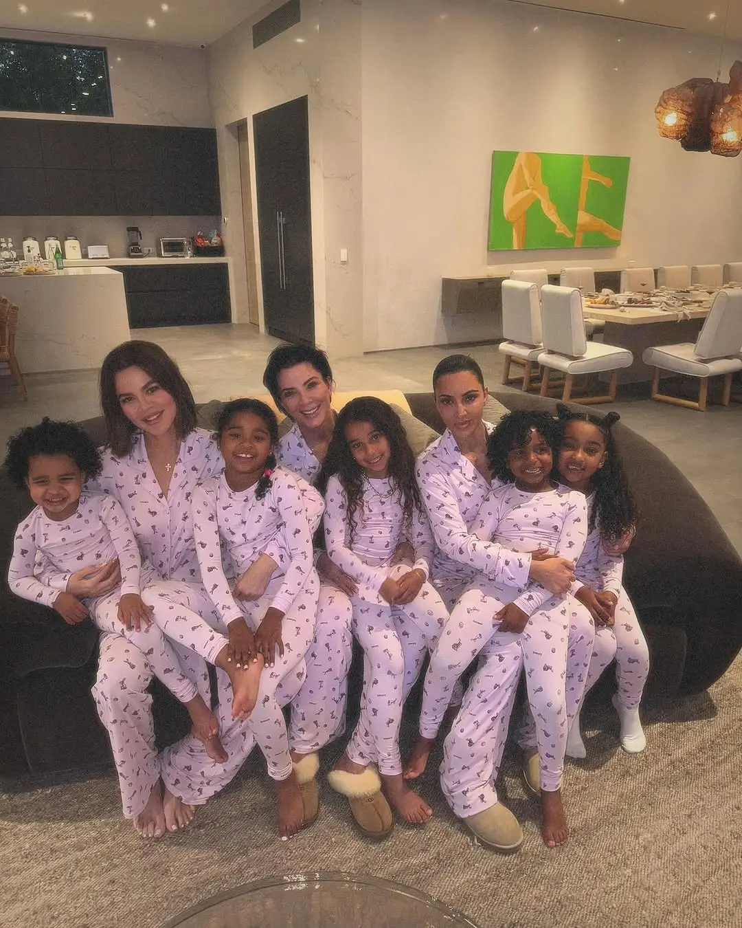 Kim Kardashian shared a series of snaps to mark Easter Sunday (20 April) (Instagram/@kimkardashian)