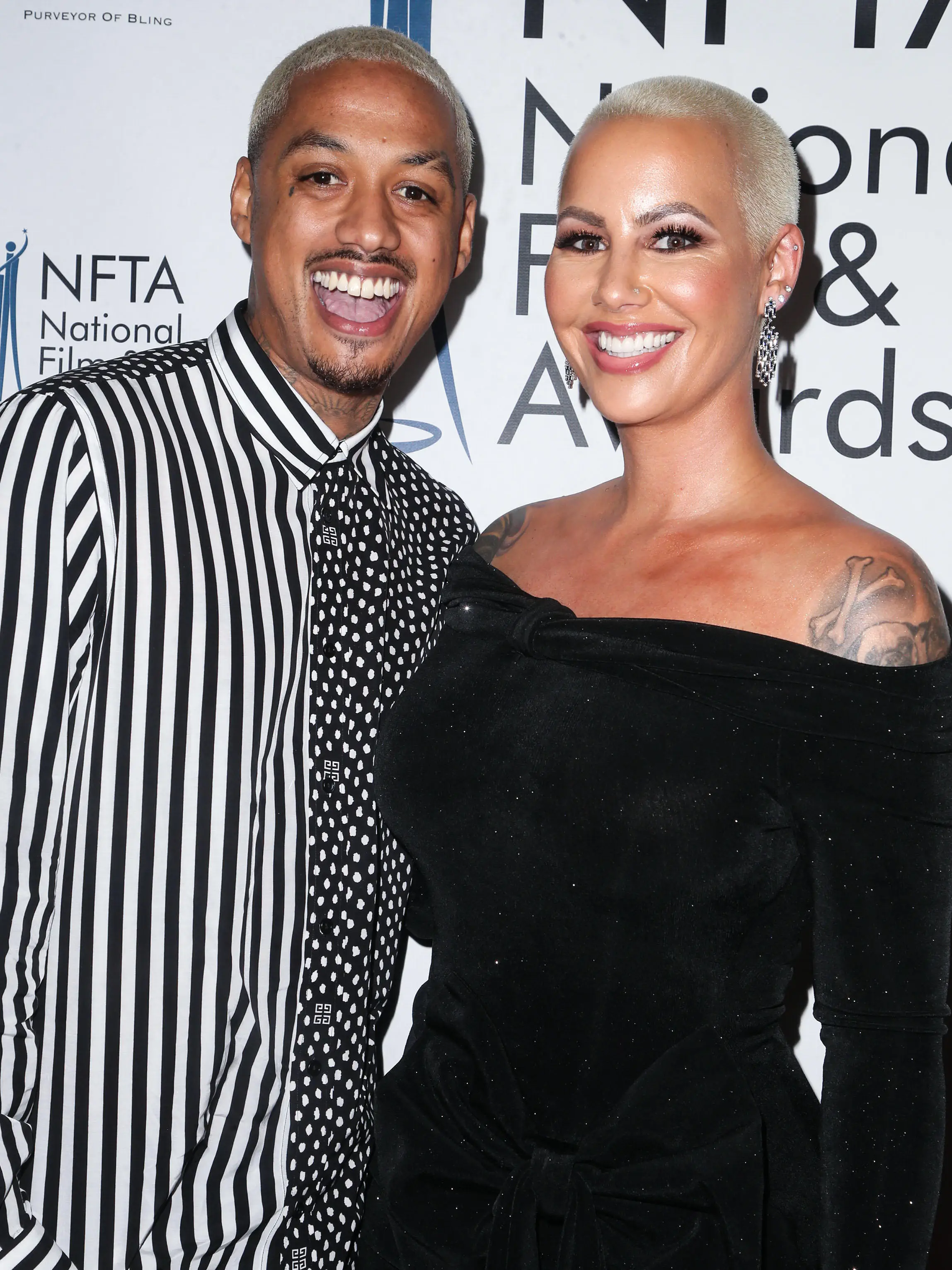 Alexander Edwards with ex Amber Rose.