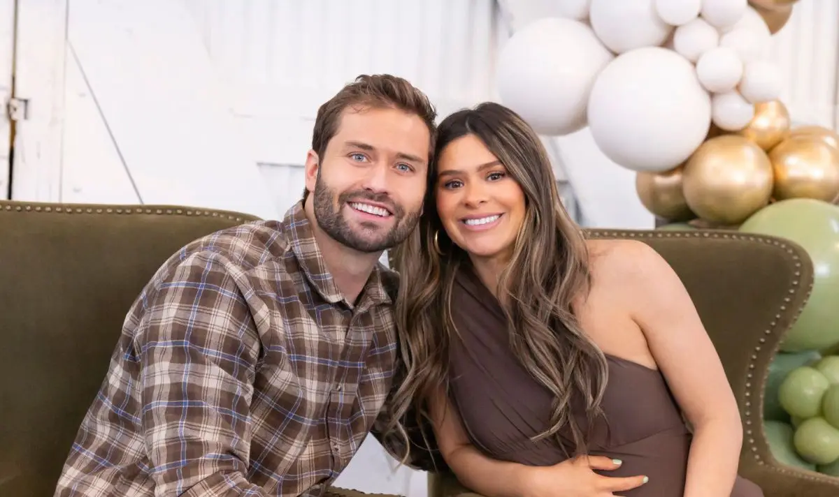 Taylor Frankie Paul (right) welcomed a son with Dakota (left) earlier this year (Hulu)