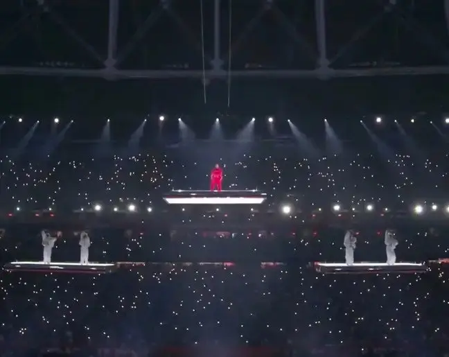 Rihanna made her big comeback during the Super Bowl halftime show.