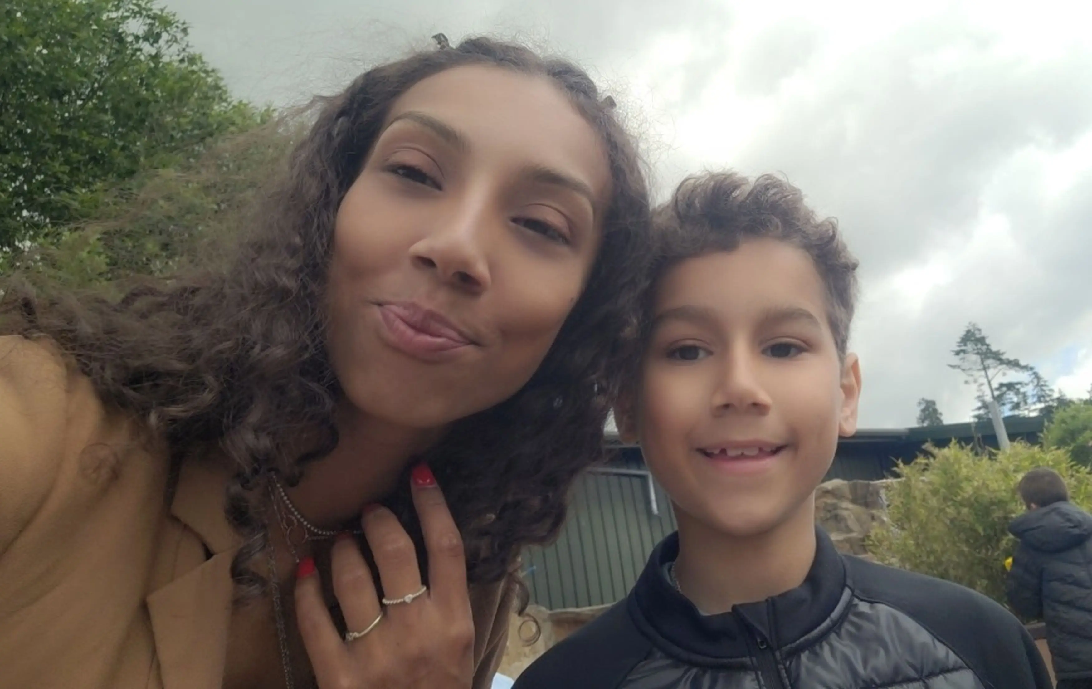 Sophie MacAngus and son Harrison.