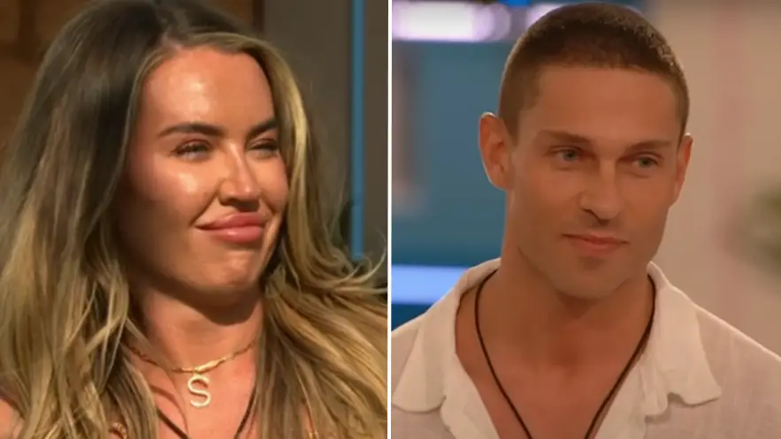 Body language expert reveals which three islanders are heading for a love triangle in the Love Island villa