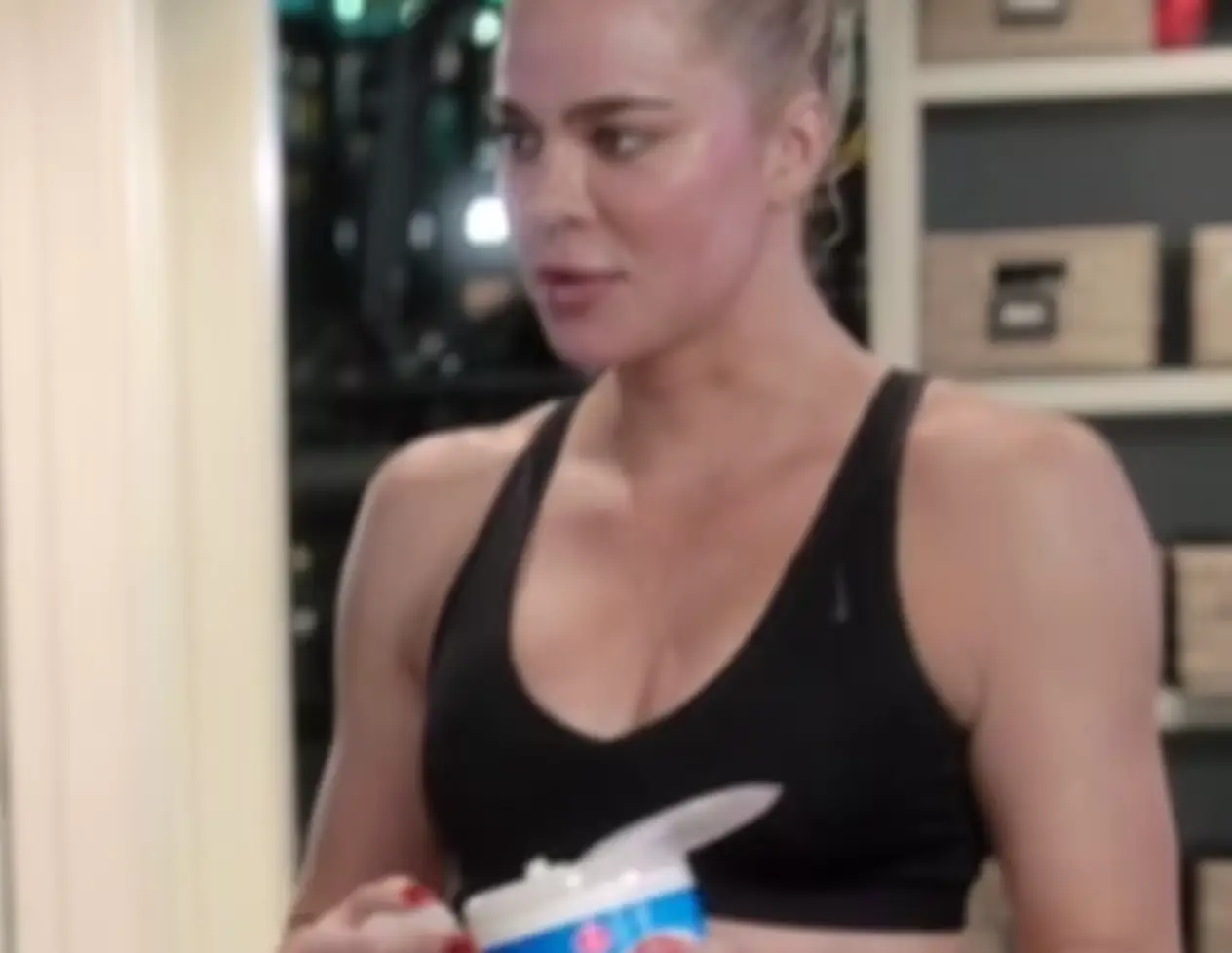 Khloe on The Kardashians.