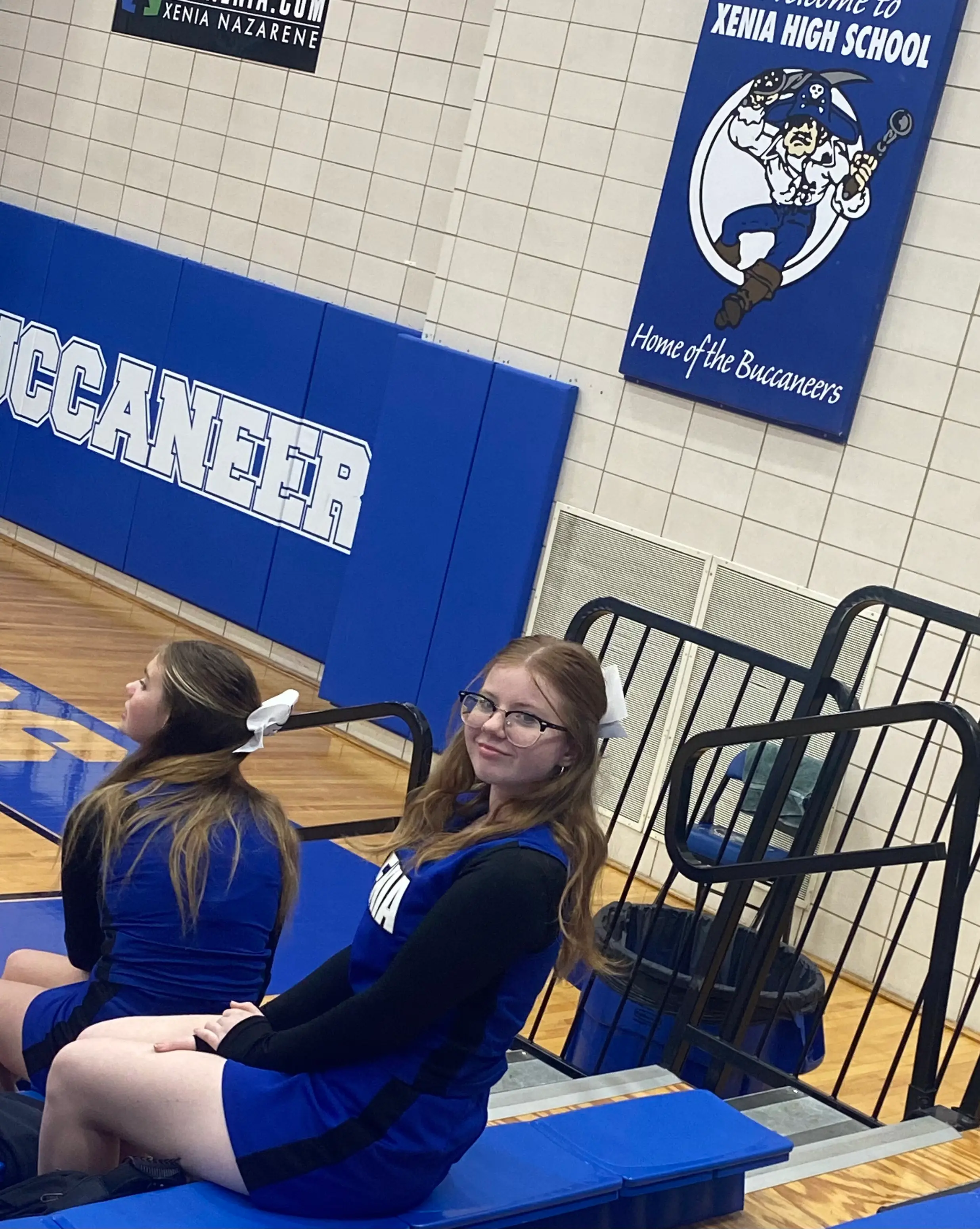 Kennedy is on the cheerleading team.