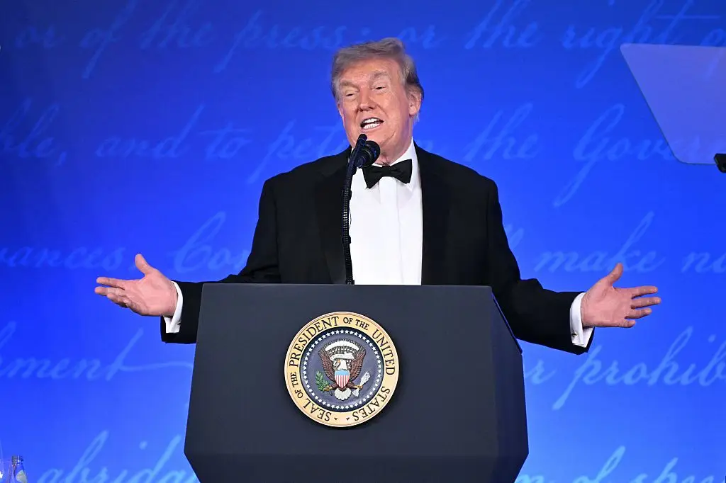 The CNN journalist claimed the room was quiet when the remarks were being made (MANDEL NGAN/Getty Images)