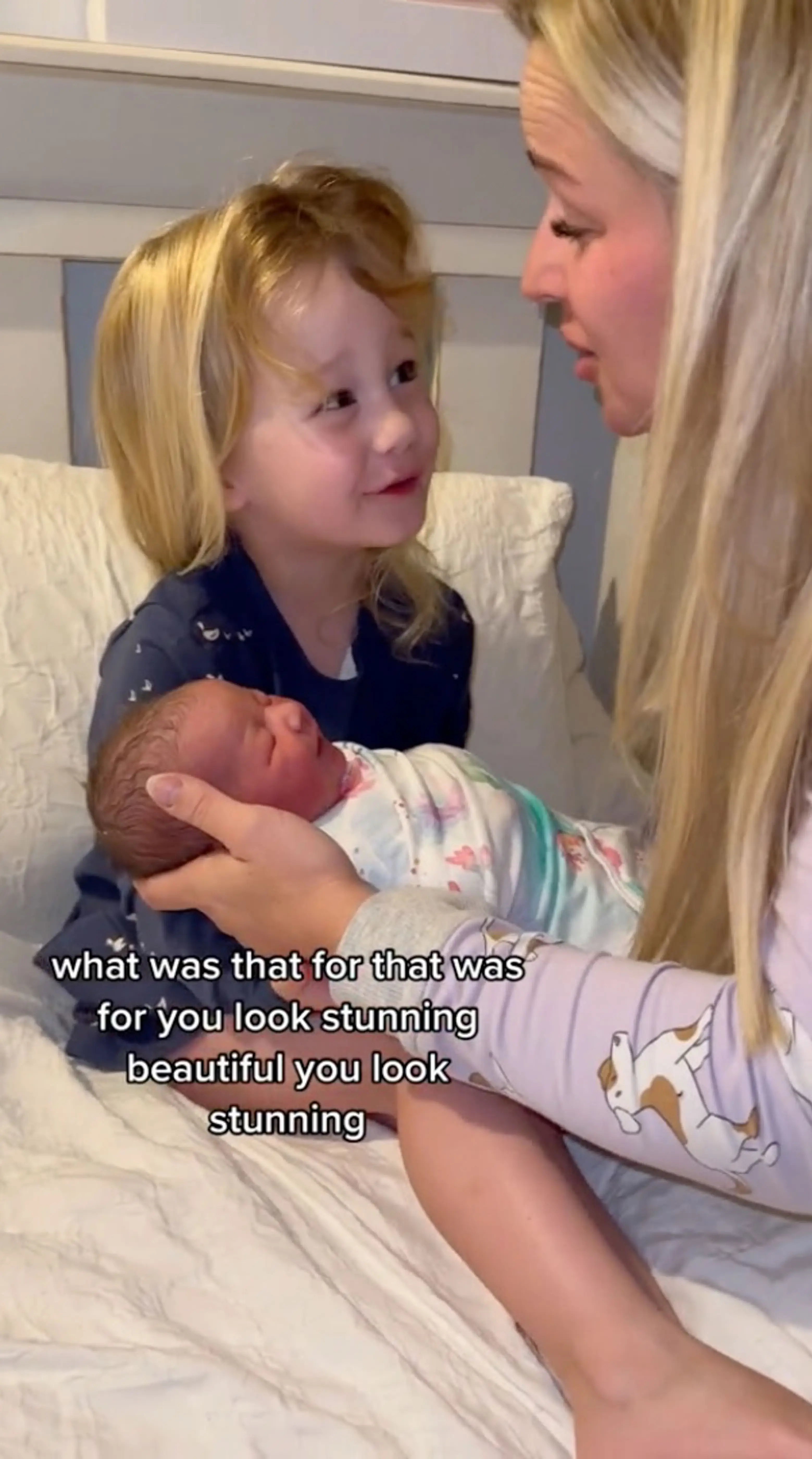 Jade was able to bring Lottie home to her little sister Marli just ten hours later.