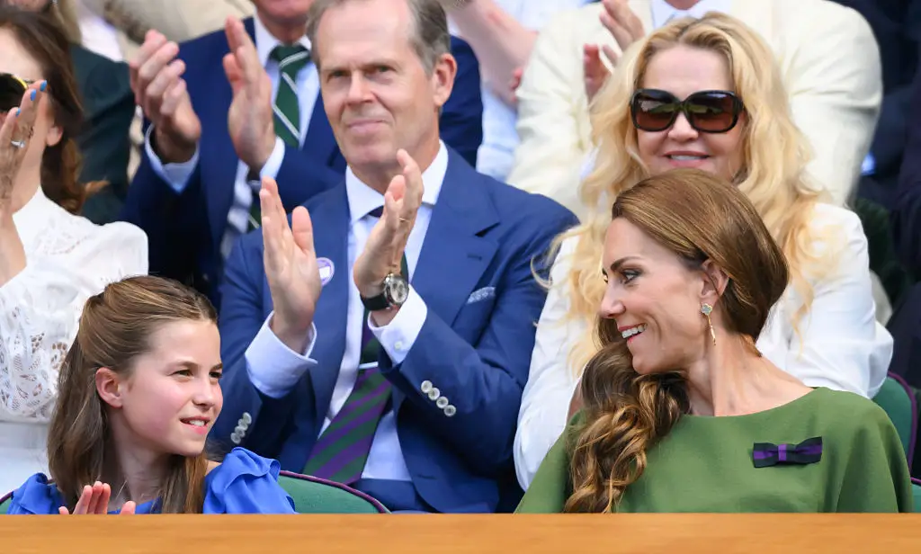 The Princess of Wales presented trophies at the All England Lawn Tennis and Croquet Club on Sunday (Karwai Tang / Contributor / Getty Images)