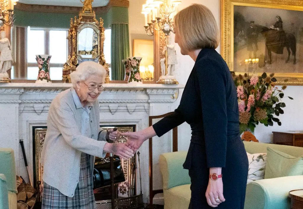 Queen Elizabeth II met with Liz Truss just days before her death in 2022 (WPA Pool/Getty Images)
