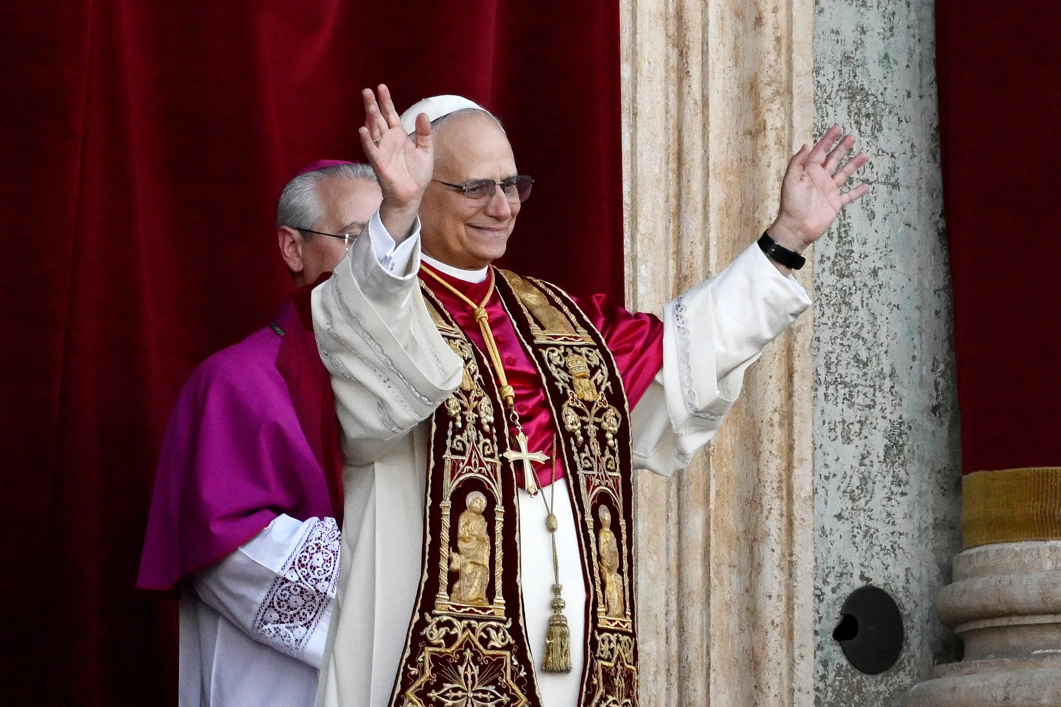 Pope Leo XIV was elected yesterday (Antonio Masiello/Getty Images)