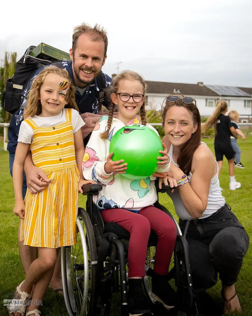 Jamie and Anna with Quinn and her sister Joni (Supplied)