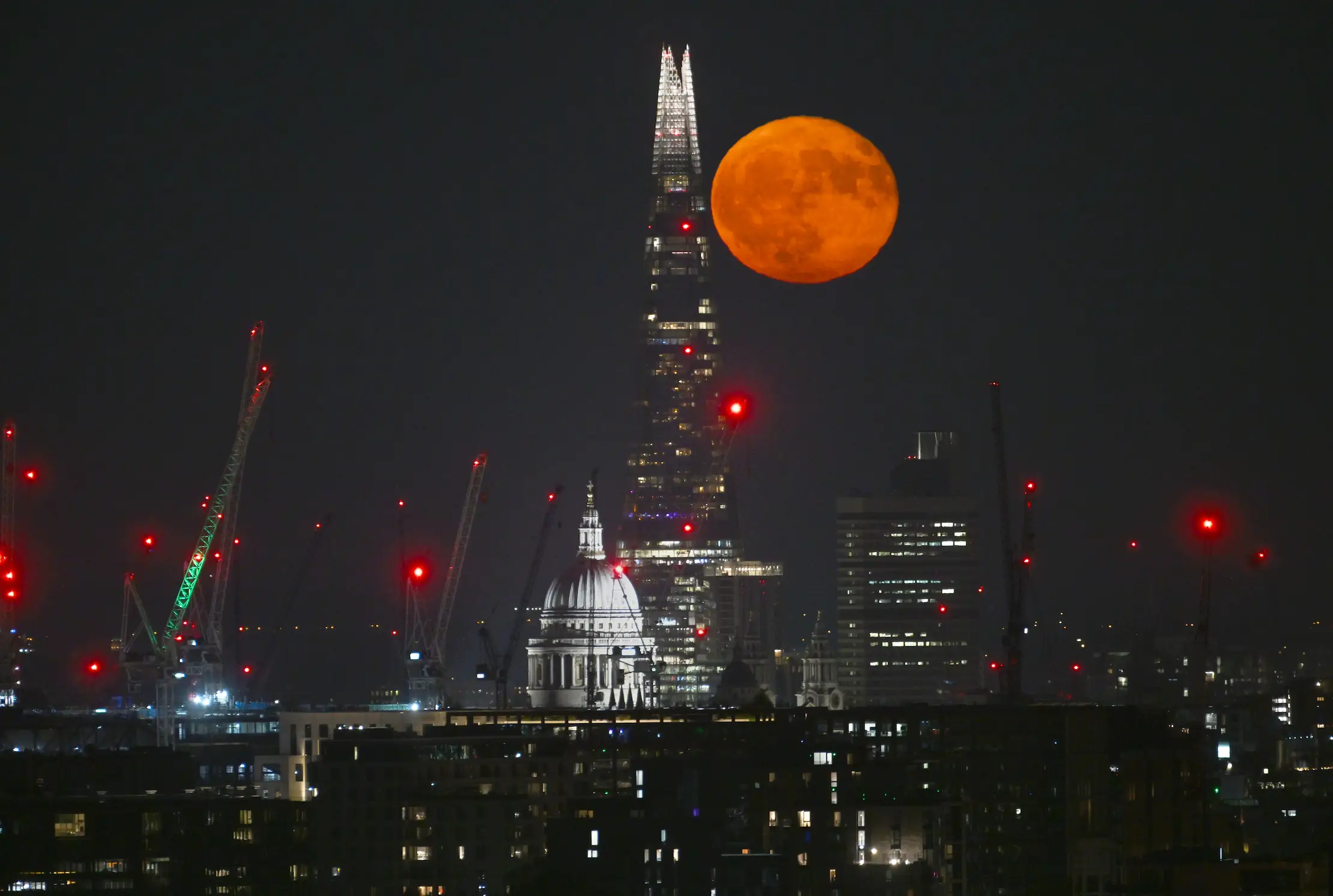 The Strawberry Moon will be visible from the UK. (oversnap/Getty)
