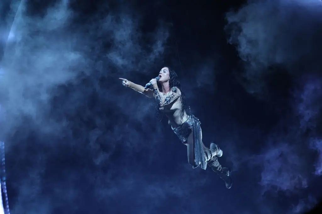 Katy Perry gave a 10 minute medley performance (hristopher Polk/Billboard via Getty Images)