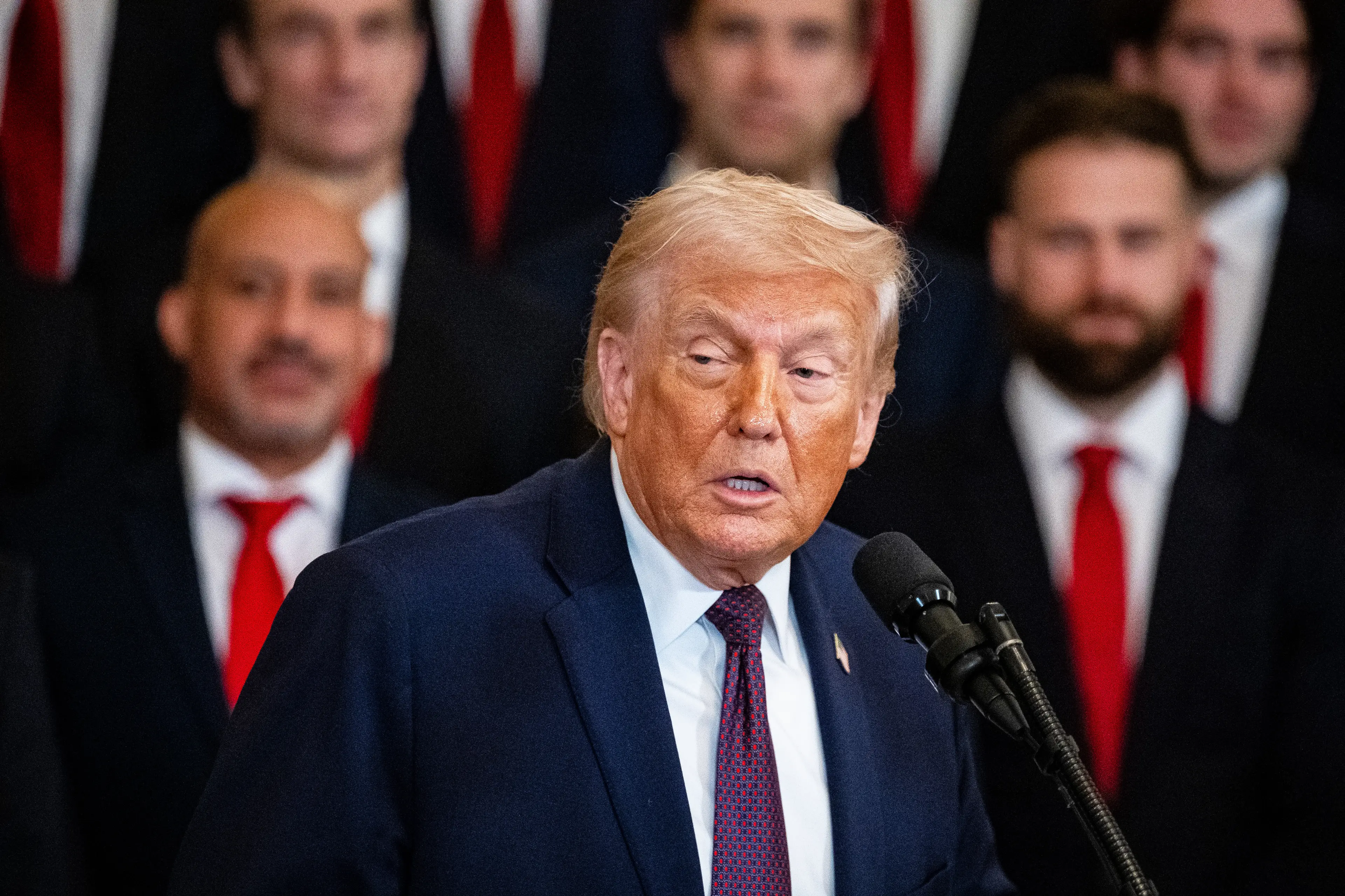 Has Donald Trump really ended eight wars? (Graeme Sloan/Bloomberg via Getty Images)