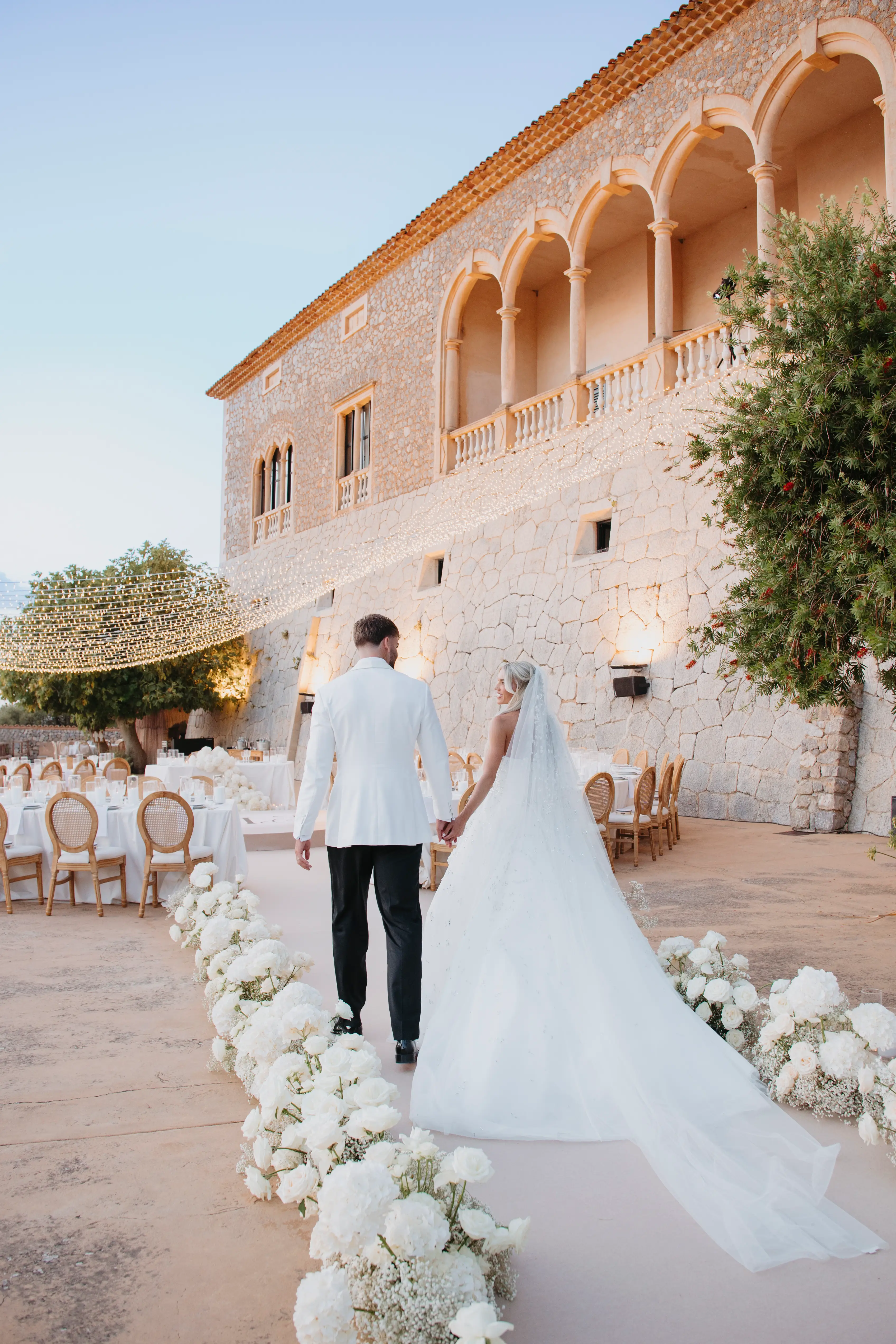 The duo explained that they didn't really feel married until after their abroad celebration with their friends and family (Supplied)