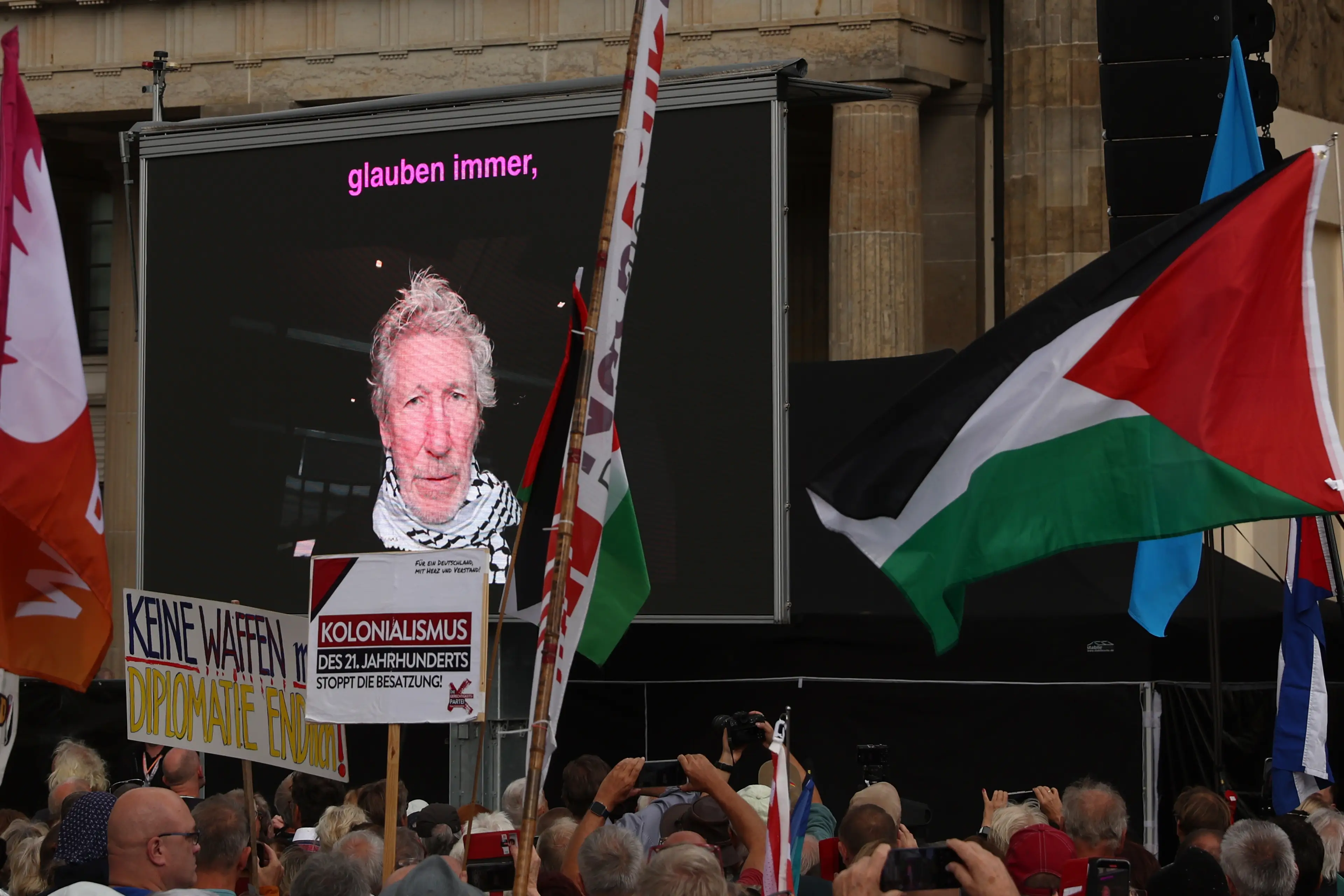 Pink Floyd star Roger Waters was also mentioned (Maryam Majd/Getty Images)
