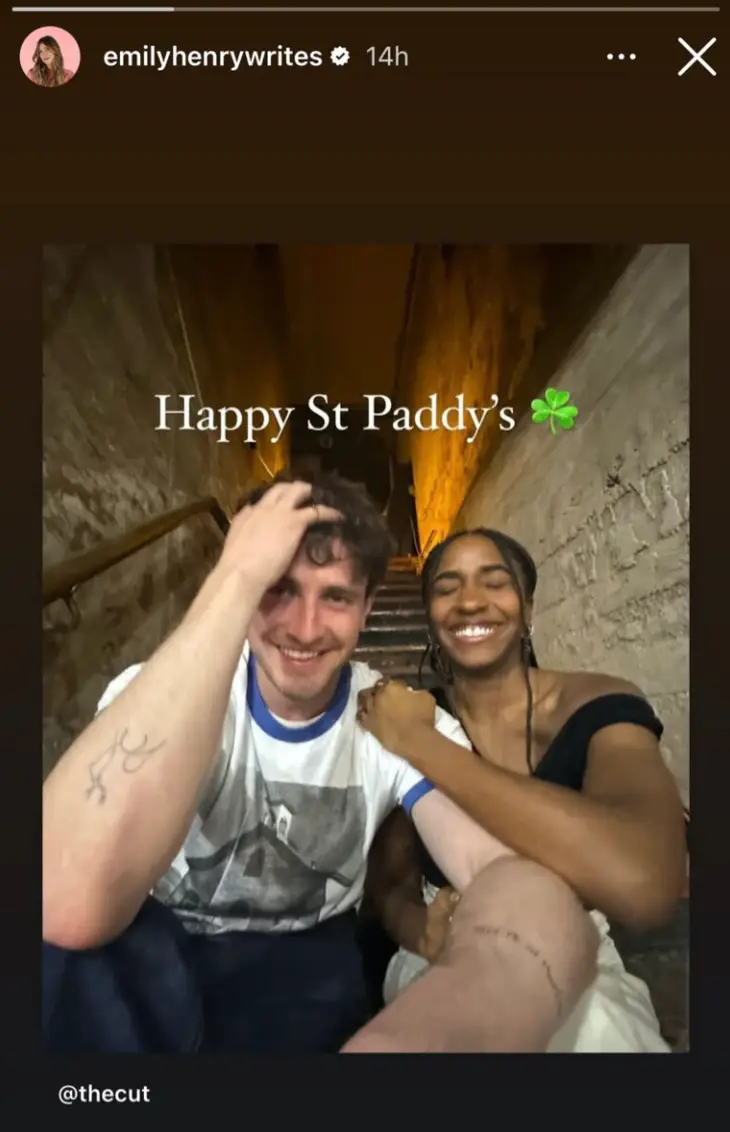 The snap was shared on Emily Henry's account.