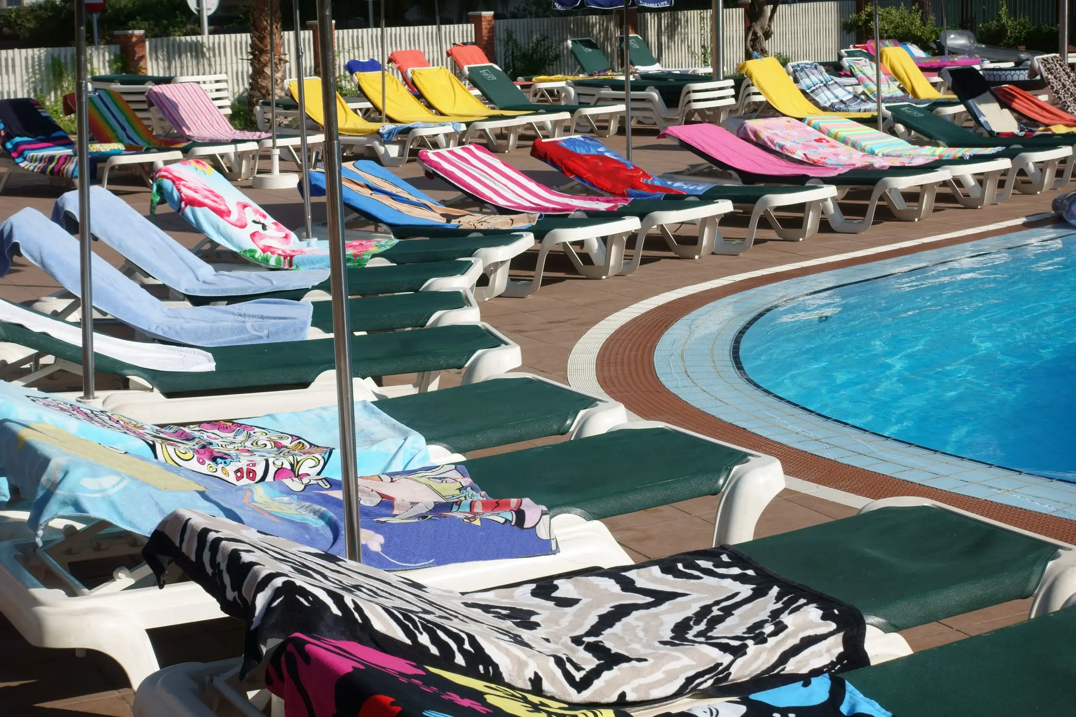 Some people on holiday get up as early as 6am to make sure they grab a sun lounger. (Getty Stock Images)