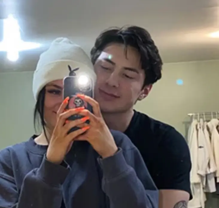 Hudson Williams has faced unfair criticism after 'hard-launching' his girlfriend on Instagram on Valentine's Day (Instagram/@hudsonwilliamsofficial)