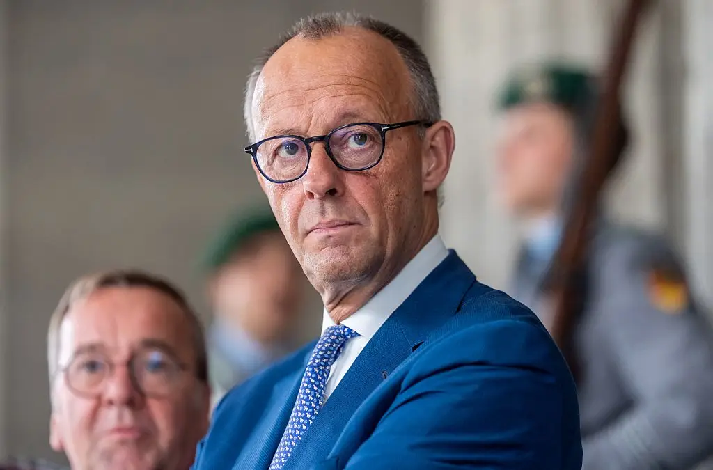 Germany's Chancellor Friedrich Merz announced the strict new measures this week (MICHAEL KAPPELER/Getty Images)