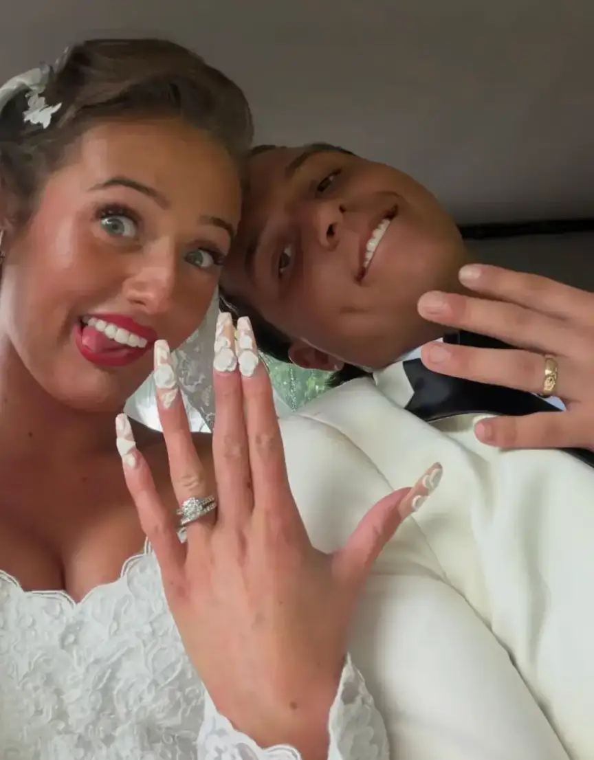 Venezuela and Noah tied the knot in the Isle of Man over the weekend (Instagram/@venezuelaprice1)