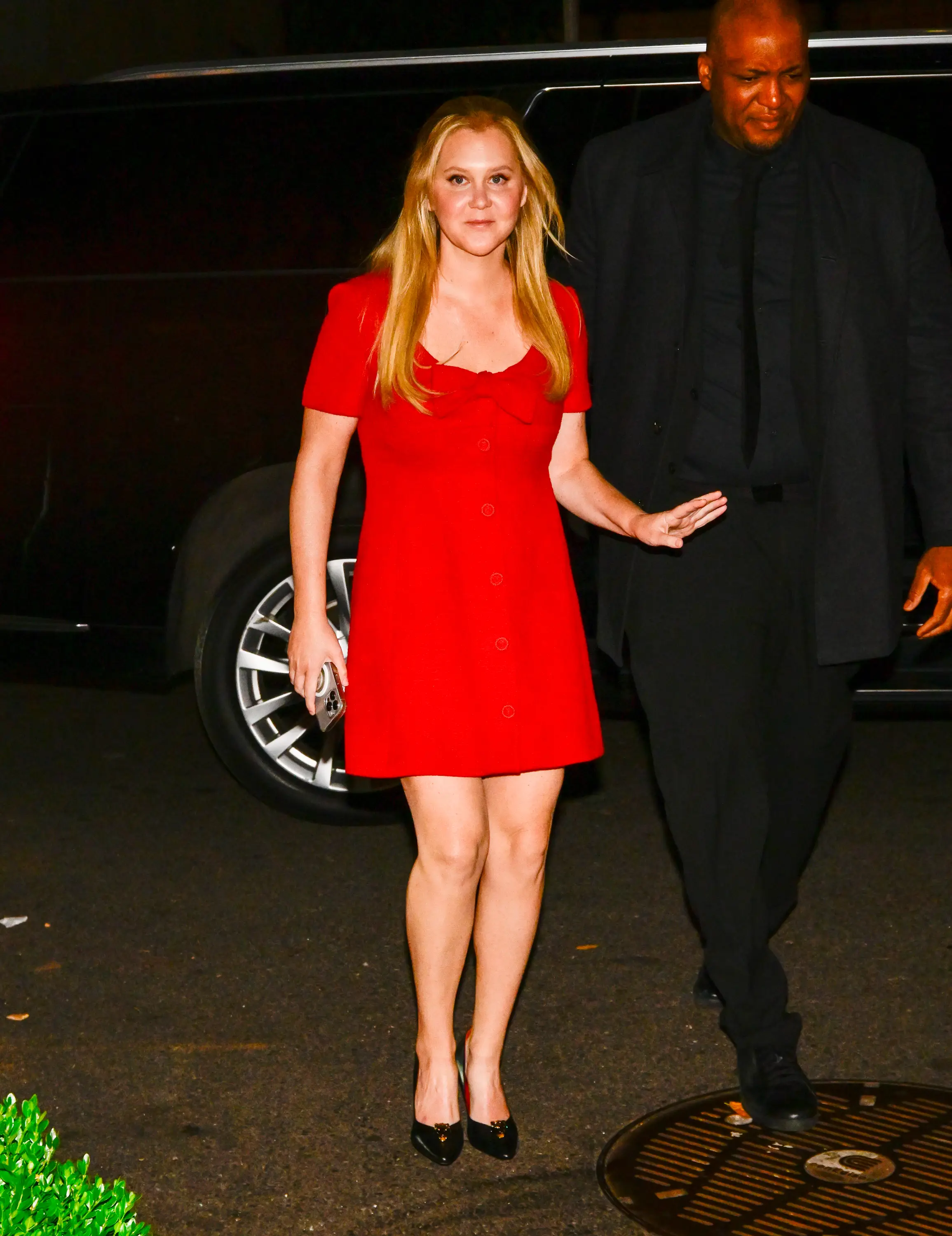 Amy Schumer showed off her major weight loss transformation during a recent outing (Raymond Hall/GC Images)