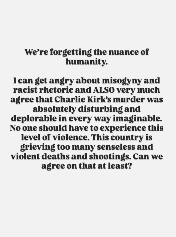 Seyfried defended her comments at the time (Instagram/@mingey)