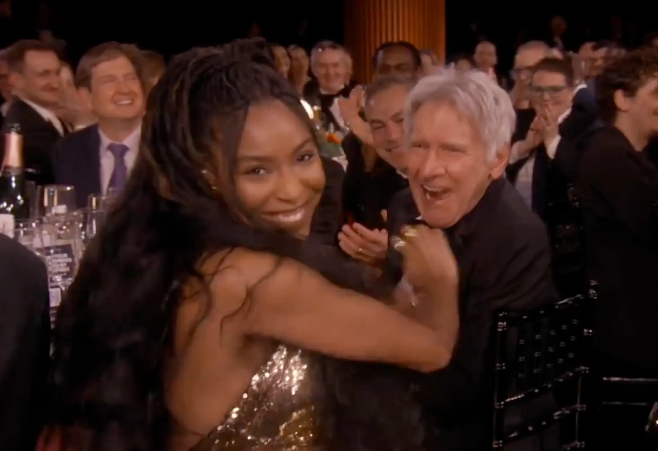 Fans couldn't wait to gush over the hilariously adorable interaction (Netflix)