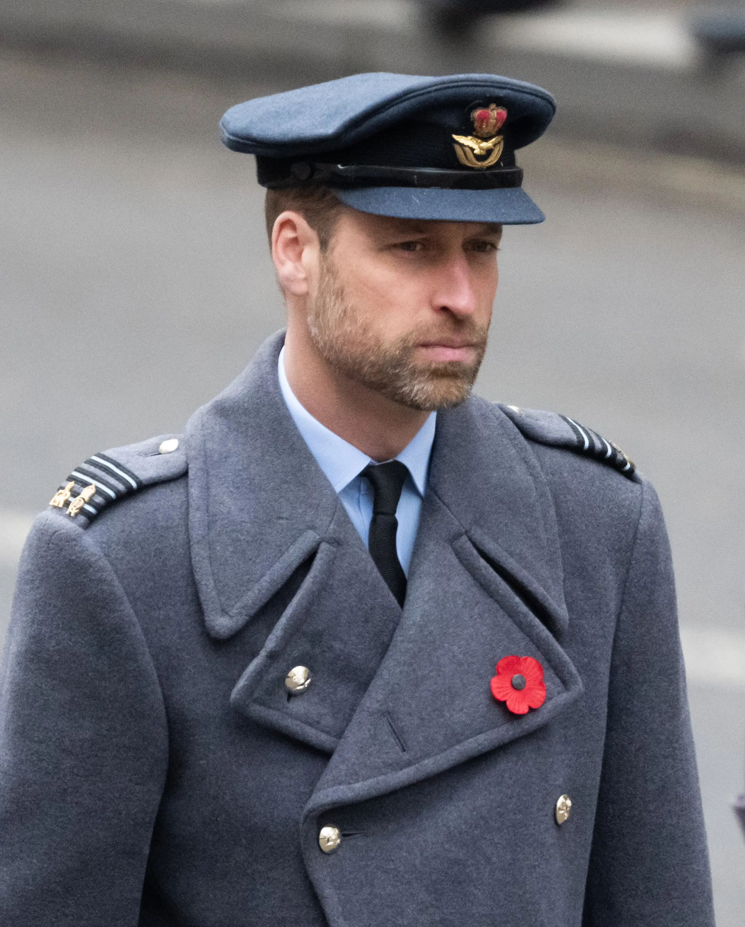 William once again donned his beard for a public appearance (Ray Tang-Pool via Samir Hussein/WireImage)