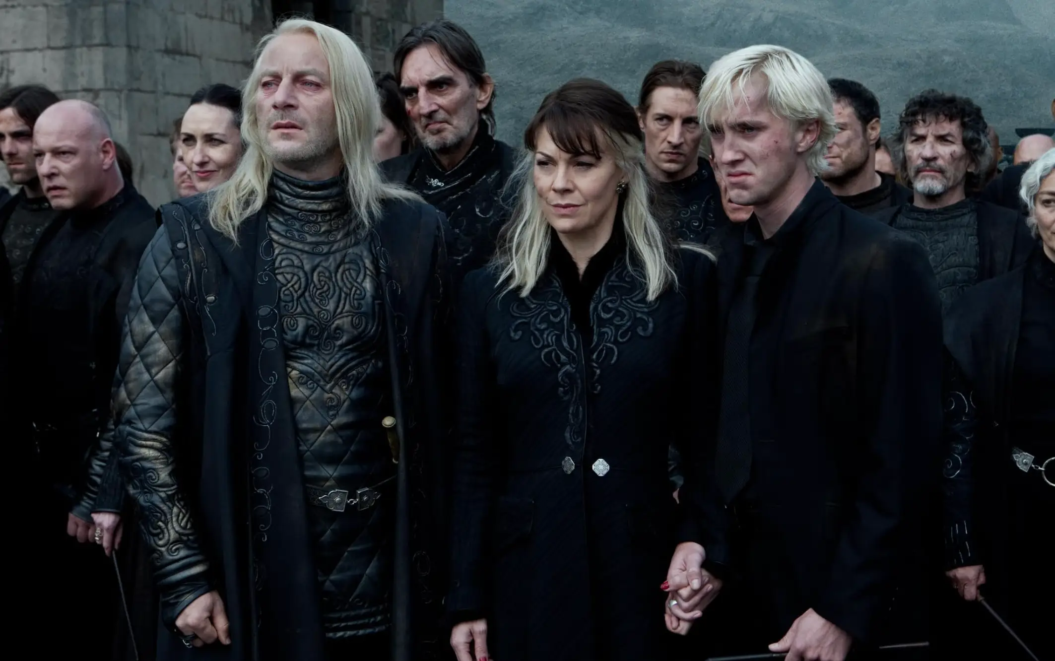 The Malfoy's eventually turn good. (Jaap Buitendijk - © 2011 WARNER BROS. ENTERTAINMENT INC. HARRY POTTER PUBLISHING RIGHTS (C) J.K.R. HARRY POTTER CHARACTERS, NAMES AND RELATED IN)