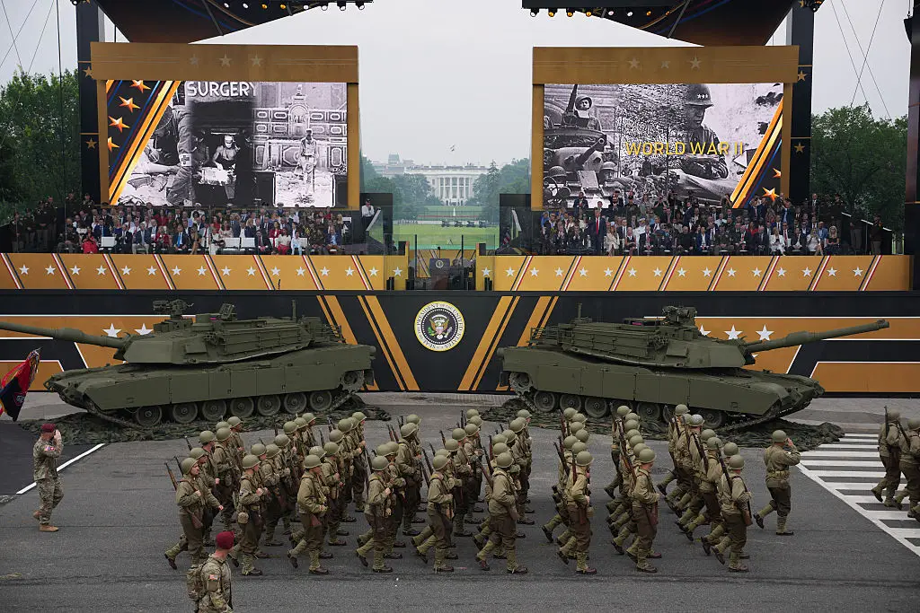 It coincided with Trump's 79th birthday (Andrew Harnik/Getty Images)