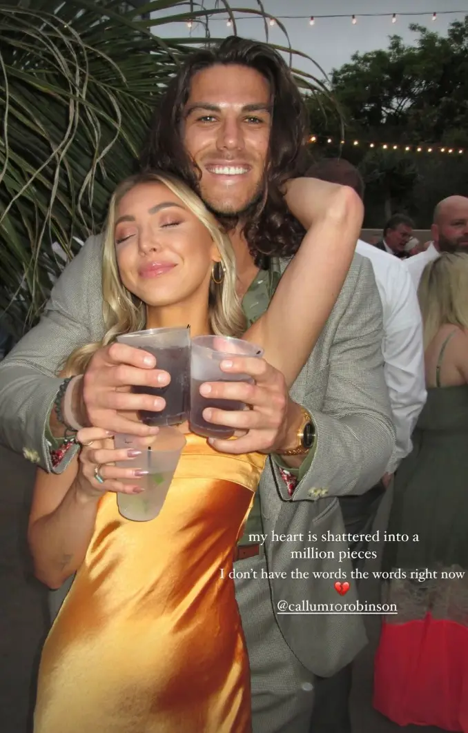 Callum's girlfriend Emily has opened up about their relationship. (Instagram/@emily_livia)