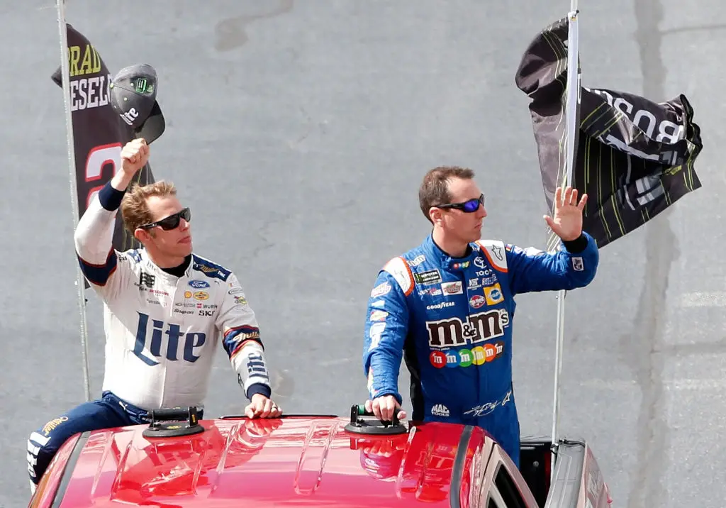 Busch and Keselowski were long-time rivals on the track (Brian Lawdermilk / Stringer / Getty Images)