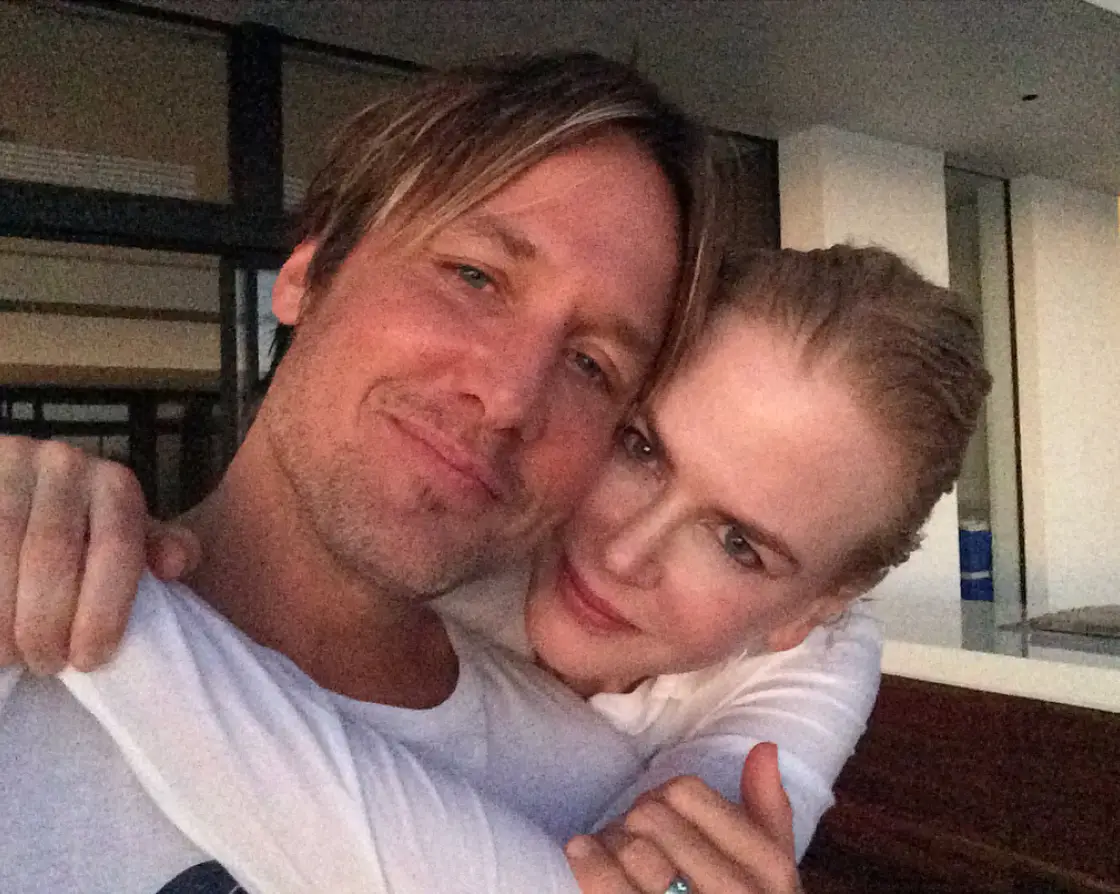 The couple share two teenage daughters, Sunday Rose 17, and Faith Margaret, 14 (Instagram/keithurban)