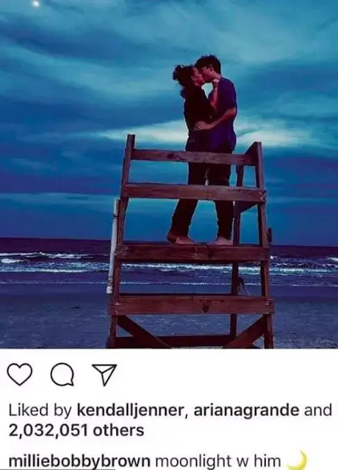 Brown's old Insta snap from 2018.