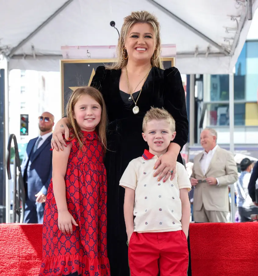 Clarkson shares two children with Blackstock.