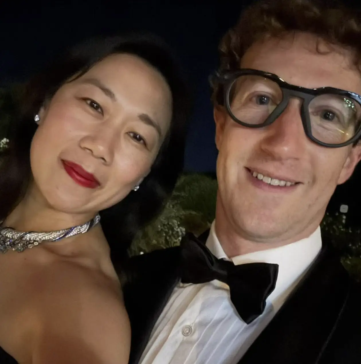 Mark Zuckerberg attended with his wife, Priscilla Chan (Instagram/@zuck)