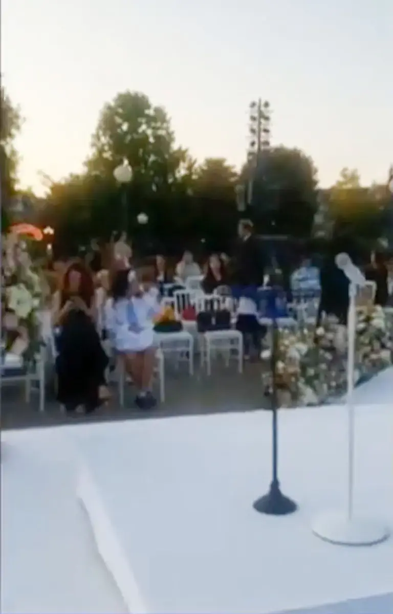 Guests later claimed they were 'shocked' by the prank (BFM TV)