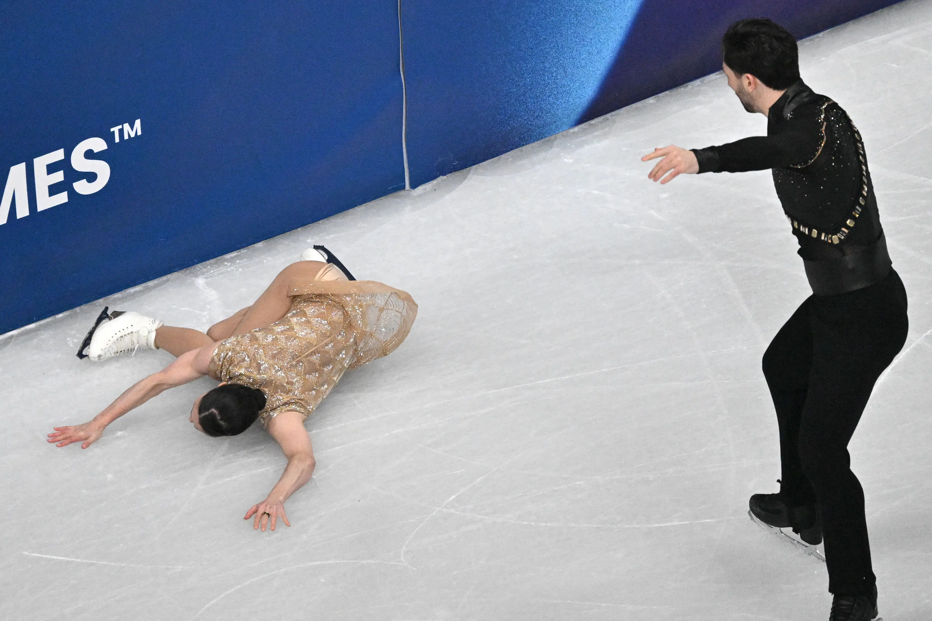 The Canadian endured a fall yesterday (Antonin THUILLIER / AFP via Getty Images)