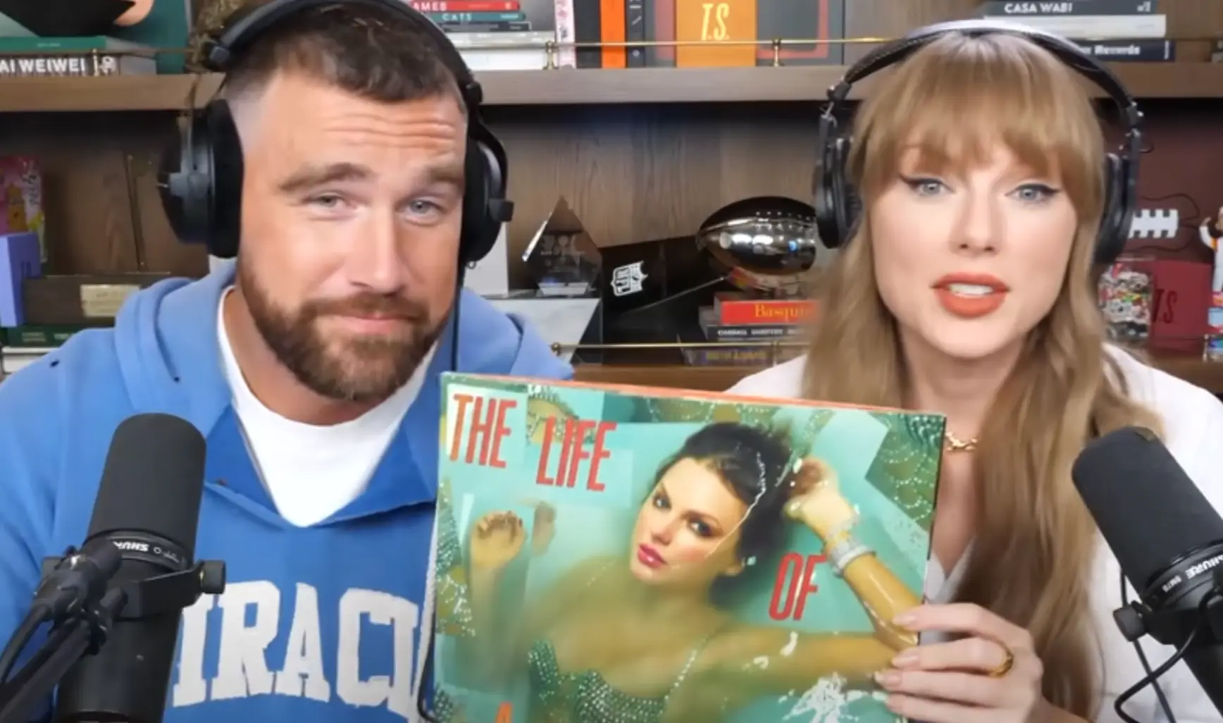 She announced the new album on the New Heights podcast (YouTube/New Heights)