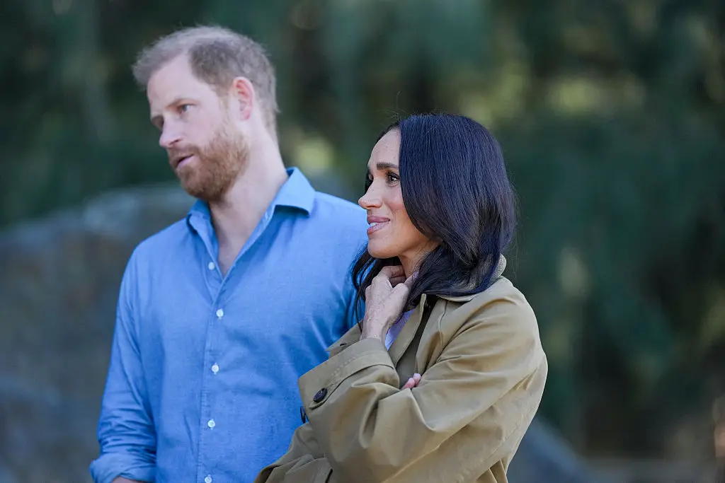 Harry travelled to the English capital on Monday without his wife Meghan Markle and their two children (Asanka Ratnayake/Getty Images)