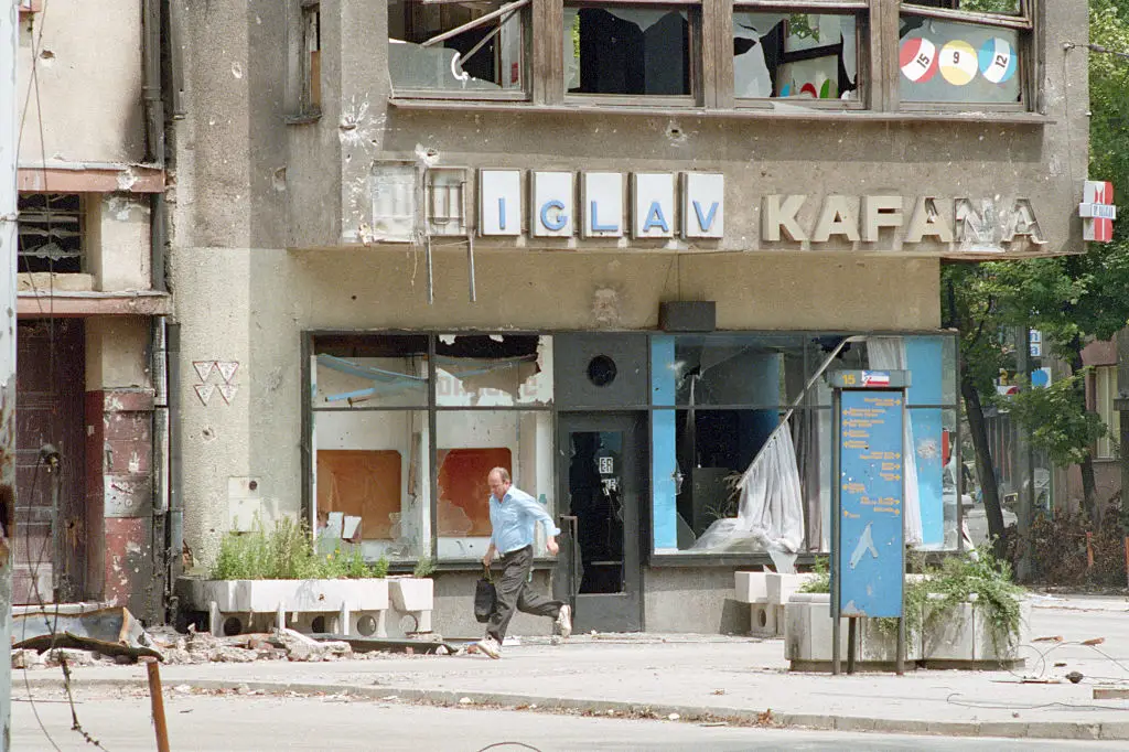 More than 11,000 people died during the siege on Bosnia's capital (David Turnley/Getty Images)