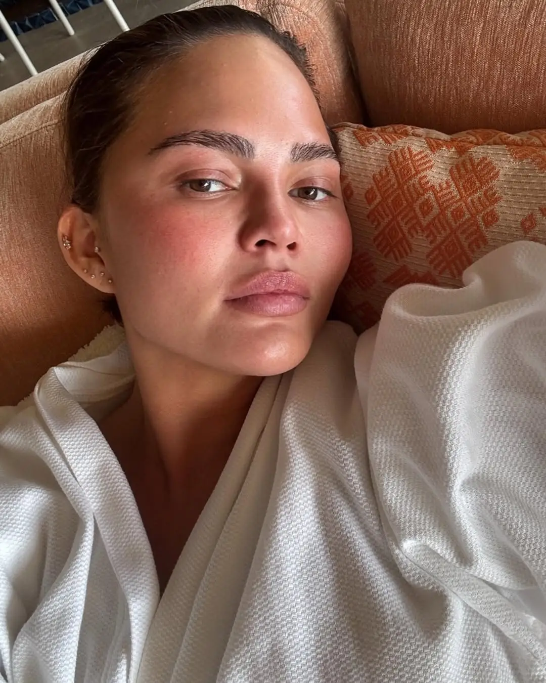 The model's pregnancy was terminated after doctors ruled her son couldn't be saved (Instagram/@chrissyteigen)
